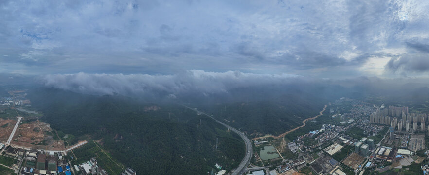 中山三乡云海全景