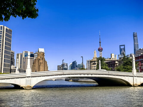 上海苏州河沿岸四川路桥