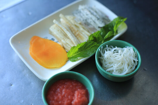 越南菜烹饪过程