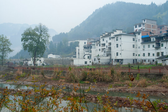 重庆巫山平河乡冬季风光