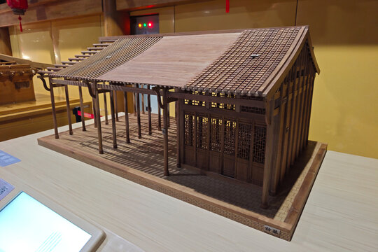 中国古代建筑穿斗式建筑木构架