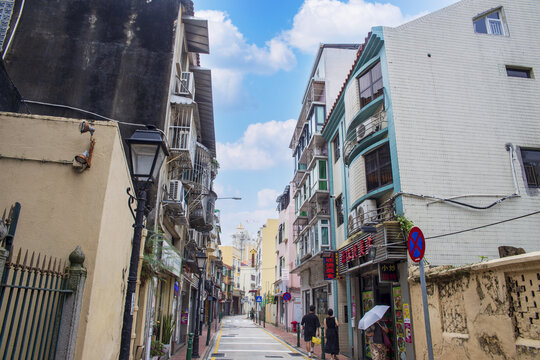 澳门民居街景