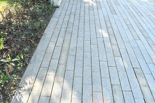 深圳前海公园里的地面砖