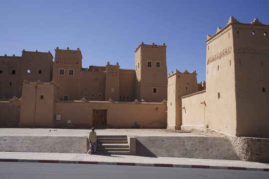 摩洛哥沙漠中的城堡
