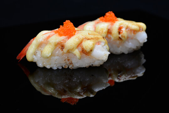 黑椒虾寿司