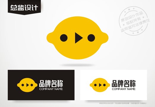 柠檬直播logo设计