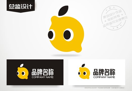 柠檬形象logo生鲜水果