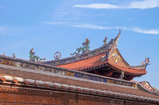 泉州南邑城隍庙屋顶