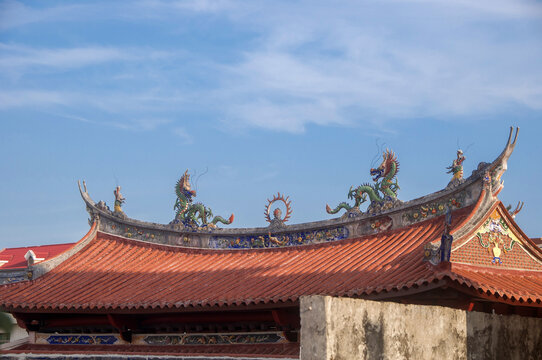 闽南寺庙的屋顶