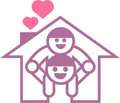 父子简笔画插图