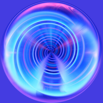 蓝紫色圆形螺旋图案