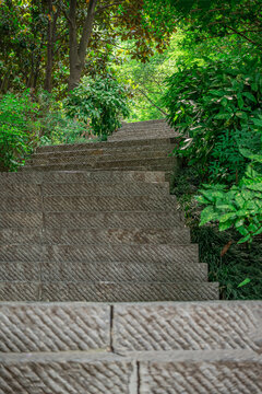 石梯石阶步道