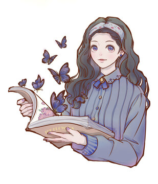 书与蝶