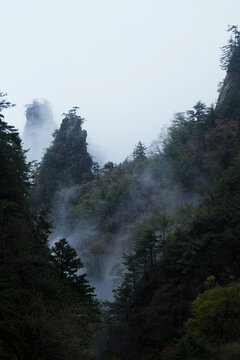 云雾峭壁