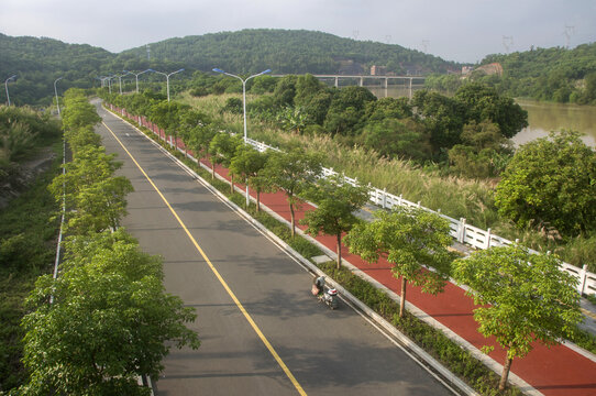 乡村公路俯瞰