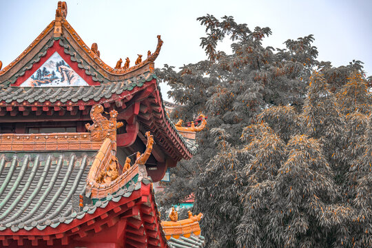 古建筑山墙