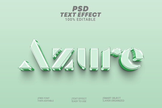 绿色水晶3d字体