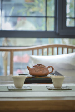 紫砂壶品茗茶具