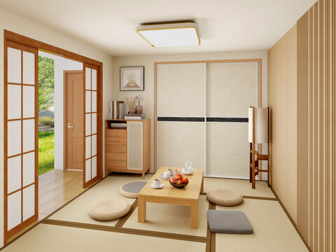 日式室内图片和室茶室装修效果图
