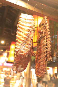 年味腊排骨腊肉四川特产成都美食
