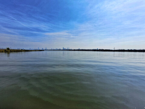 昆明后海公园滇池湖景