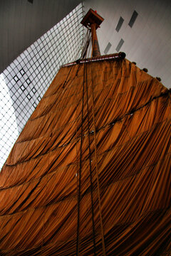 中国航海博物馆中式帆船模型