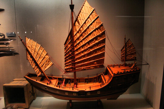 中式帆船模型