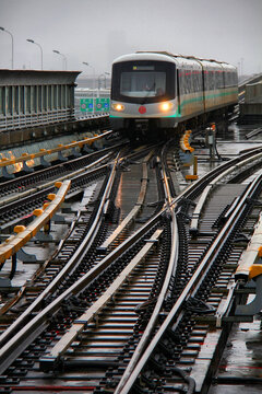 上海地铁铁轨