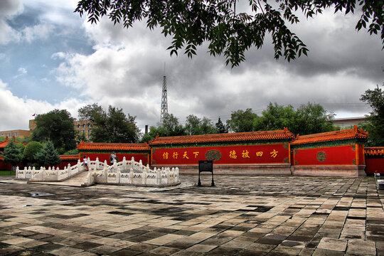 哈尔滨文庙影壁墙