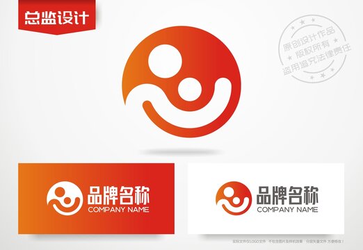 父子logo母婴标志