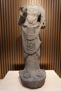 唐代石菩萨像