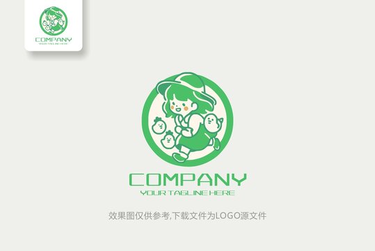 农业水果蔬菜生鲜超市logo