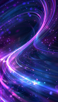 蓝紫色科技抽象光速运动模糊背景