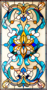 蒂凡尼窗花玻璃纹理图案