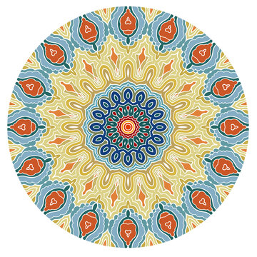 地毯圆形图案设计