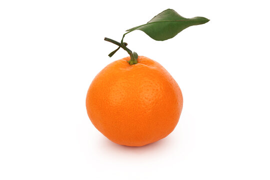 橘子果冻橙白底图45度视角