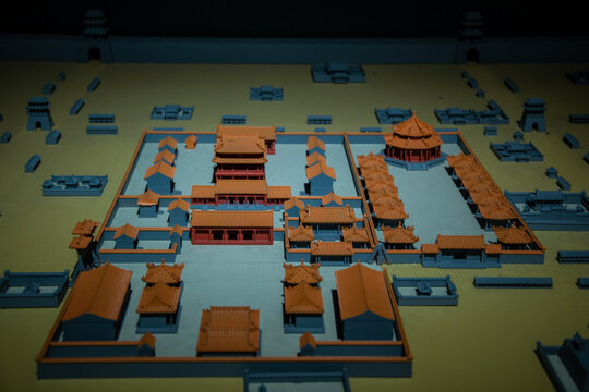 盛京城阙图模型