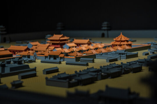 盛京城阙图模型