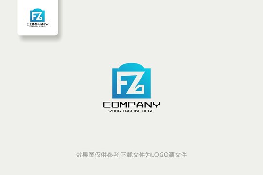 FZ字母电子科技数码logo