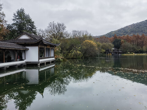 西湖秋色