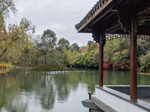 西湖秋色