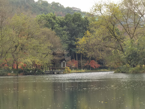 西湖秋色