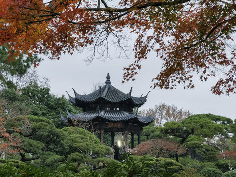 西湖秋色