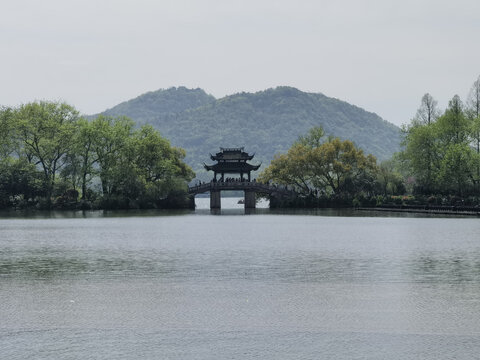 杭州西湖蜻蜓桥