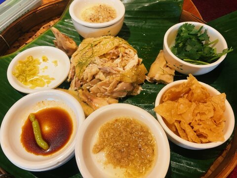 佛山顺德竹笙灵芝鸡饭