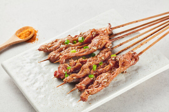 碳烤牛肉串