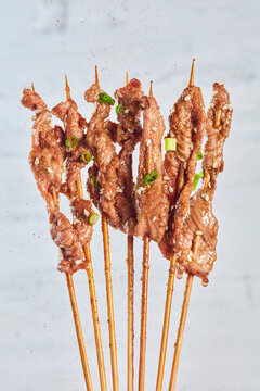 碳烤牛肉串