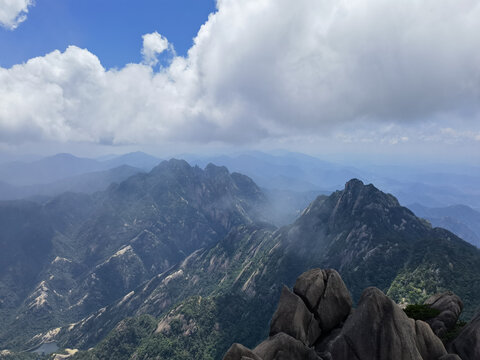 黄山莲花峰