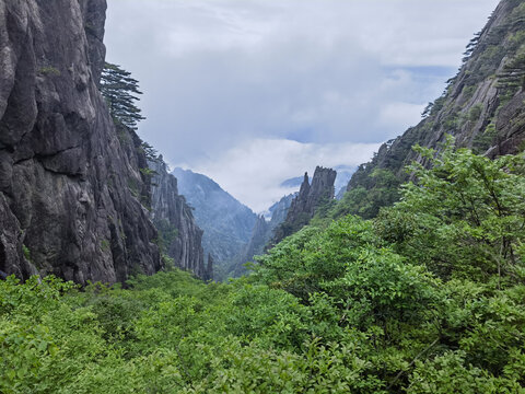 黄山石门峰
