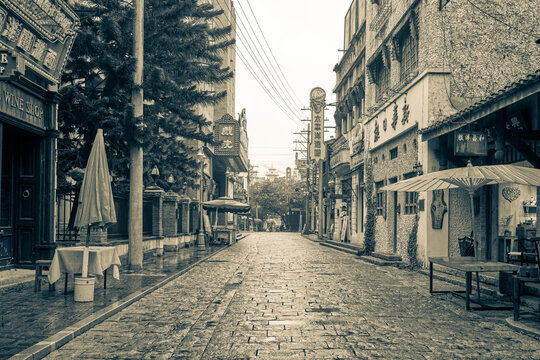 四十年代重庆街道